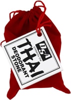 Thai Deodorant Stone Large Deodorant Stone in Velvet Pouch