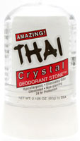 Thai Deodorant Stone Thai Natural Crystal Deodorant Push-Up Stick -- 2.125 oz