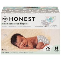 The Honest Company Clean Conscious Diapers Size 0 Newborn Above It All + Pandas