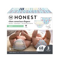 The Honest Company Club Box Diapers Size 3 Classic Stripes - Feeling Nauti