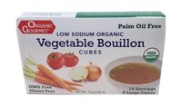 The Organic Gourmet Bouillon Cubes Low Sodium Vegetable