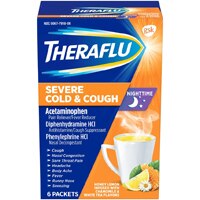 Theraflu Nighttime Severe Cold & Cough Relief Honey Lemon Tea