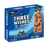 Three Wishes Grain Free Granola Bars Chocolate Chip