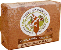 Tierra Mia Organics Body Soap Bar Cinnamon Vanilla