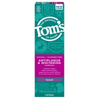 Tom's of Maine Antiplaque and Whitening Fluoride-Free Toothpaste Fennel