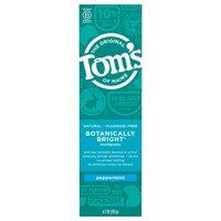 Tom's of Maine Botanically Bright Whitening Fluoride-Free Natural Toothpaste Peppermint