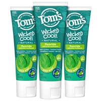 Tom's of Maine Kid's Toothpaste Wicked Cool Natural Flouride Mild Mint