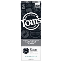 Tom's of Maine Luminous White® Toothpaste with Charcoal Wintergreen