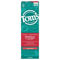 Tom's of Maine Propolis and Myrrh Fluoride-Free Natural Toothpaste Cinnamint