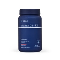 Trace Minerals Research Vitamin D3 + K2 Gummies Strawberry