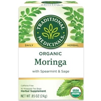 Traditional Medicinals Organic Moringa Moringa w/ Spearmint & Sage