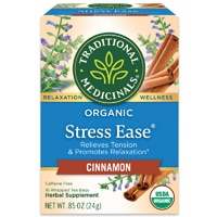 Traditional Medicinals Organic Stress Ease® Herbal Tea Cinnamon