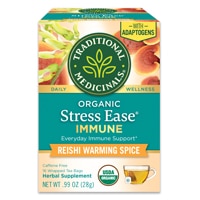 032917008350 - Traditional Medicinals  Organic Stress Ease Immune with Adaptogens   Reishi Warming Spice -- 16 Tea Bag