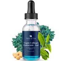850007934156 - Tree to Tub  Hydrating Hyaluronic Acid & Vegan Collagen Serum for Face -- 1 fl oz