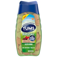 Tums Naturals Ultra Strength Chewable Tablets Black Cherry and Watermelon