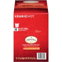 Twinings English Breakfast Tea Naturally Decaffeinated