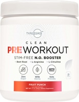 Type Zero Clean Pre Workout Fruit Punch