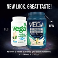 Vega Protein + Supergreens Plant Based Protein Powder Vanilla