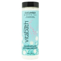 Vitabath Foaming Bath Salts - Cucumber & White Tea