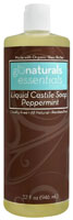 Vitacost - Glonaturals Essentials Collection Liquid Castile Soap Peppermint