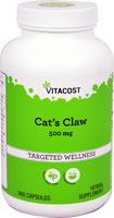844197010790 - Vitacost  Cat's Claw -- 500 mg - 300 Capsules