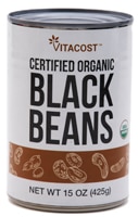 Vitacost Certified Organic Black Beans - Non-GMO and Gluten Free