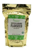 Vitacost Certified Organic Cold-Milled Flaxseed