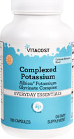 844197015597 - Vitacost  Complexed Potassium - Albion® Potassium Glycinate Complex -- 180 Capsules