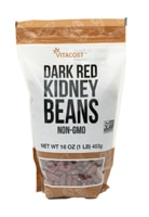 Vitacost Gluten Free Non-GMO Dark Red Kidney Beans Dark Red Kidney Beans