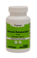 844197018161 - Vitacost  Natural Astaxanthin  -- 10 mg - 60 Softgels