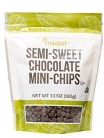 Vitacost Semi-Sweet Chocolate Mini-Chips - Gluten Free and Non-GMO