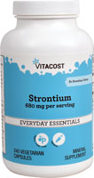 835003009800 - Vitacost  Strontium -- 680 mg per serving - 240 Vegetarian Capsules