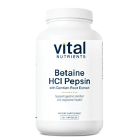 Vital Nutrients Betaine HCl Pepsin Gentian Root Extract - Digestive Support Formula