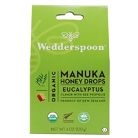 814422020368 - Wedderspoon  Organic Manuka Honey Drops with Bee Propolis   Eucalyptus -- 4 oz