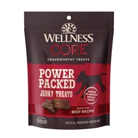 Wellness Core Dog Jerky Treats Power Packed Beef Recipe