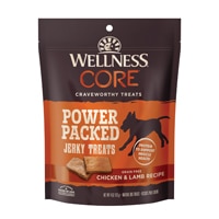 Wellness Core Dog Jerky Treats Power Packed Chicken & Lamb