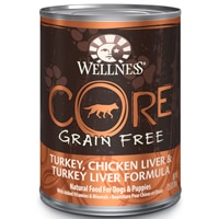 Wellness Core Wet Dog Food Grain Free Turkey Chicken Liver & Turkey Liver