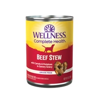 Wellness Wet Dog Food Grain Free Beef Stew with Carrots and Potatoes