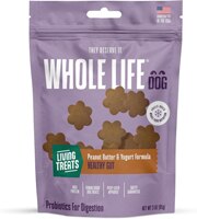 Whole Life Pet Living Treats for Dogs Real Peanut Butter