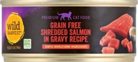 Wild Harvest Grain Free Shredded Salmon in Gravy Recipe Wet Cat Food