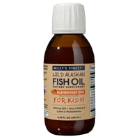 Wiley's Finest Wild Alaskan Fish Oil Elemtary EPA For Kids! Plus Multivitamin Natural Mango Peach