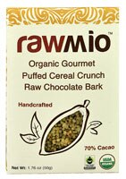 Windy City Organics Rawmio鈩 Organic Gourmet Raw Chocolate Bark Puffed Cereal Crunch - 1.76 oz