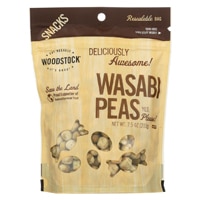 Woodstock Natural Wasabi Peas -- 7.5 oz