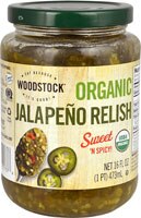 Woodstock Organic Kosher Jalapeno Relish