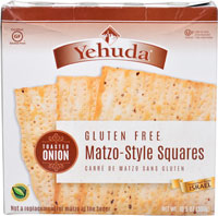 Yehuda Matzo-Style Squares Gluten Free Toasted Onion