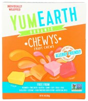 Yum Earth Non-GMO Organic Chewys Fruit Chews Assorted Fruit