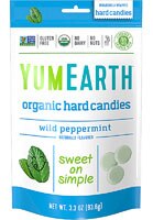 Yum Earth Non-GMO Organic Hard Candies Wild Peppermint