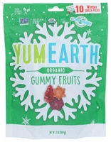 Yum Earth Non-GMO Organic Holiday Gummy Fruits Assorted Fruit