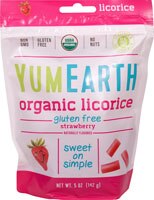 Yum Earth Non-GMO Organic Licorice Strawberry