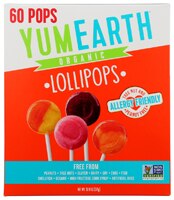 Yum Earth Non-GMO Organic Lollipops Assorted Fruit